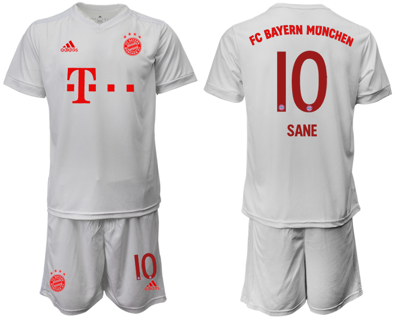 Men 2020-2021 club Bayern Munich away #10 white goalkeeper Soccer Jerseys->bayern munich jersey->Soccer Club Jersey